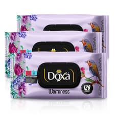 Toallitas húmedas con aroma cálido Doxa (3 x 120 U)
