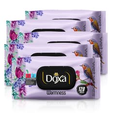 Toallitas húmedas con aroma cálido Doxa (5 x 120 U)