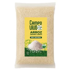 Arroz de grano largo Campo Vivo (1 kg / 2.2 lb)
