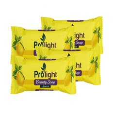Jabón de belleza con fragancia a limón Prolight (4 x 100 g / 3.52 oz)