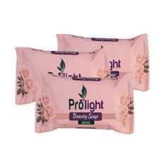 Jabón de belleza con fragancia a rosas Prolight (3 x 100 g / 3.52 oz)