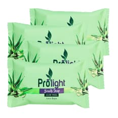 Jabón de belleza con fragancia aloe vera Prolight (4 x 100 g / 3.52 oz)