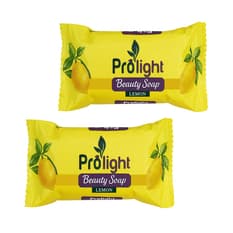 Jabón de belleza con fragancia a limón Prolight (2 x 100 g / 3.52 oz)