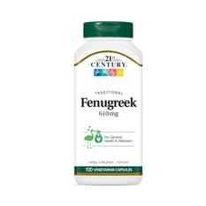 Suplemento herbario con fenogreco 610 mg Century (100 cápsulas)
