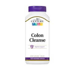 Limpieza de colon. Apoyo digestivo 21st Century (120 cápsulas)