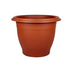 Maceta de plástico campana color terracota de 47 cm Casa y Menaje