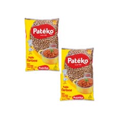 Frijoles pintos Patéko (2 x 1 kg / 2.2 lb)