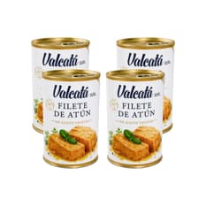 Filete de atún en aceite vegetal Valcatá SURL (4 x 400 g / 14.11 oz)