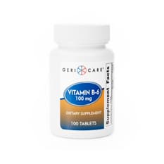 Vitamina B-6 100 mg Gericare (100 tabletas)