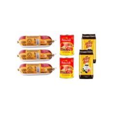 Combo mixto (mortadella, jamonilla y café)