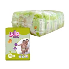 Pañales desechables - culeros - para bebé etapa 2 Mini Lulla Baby (20 x 9 U)