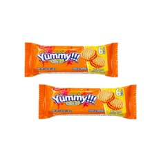 Galletas sándwich de vainilla rellenas de crema sabor a naranja Delizola (2 x 35 g / 1.23 oz)