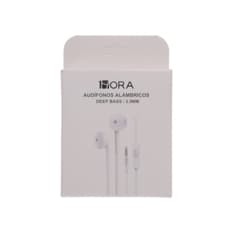Audífonos alámbricos cable 3.5mm 1Hora AUT117