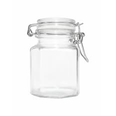 Bote de cristal hermético especiero octogonal capacidad 85 g Casa y Menaje