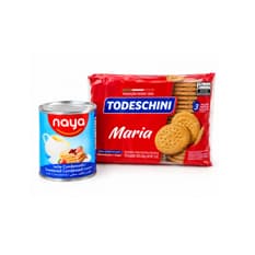 Combo de galleta María + leche condensada