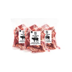 Carne troceada de res Cosecha Real (3 x 1 kg / 2.2 lb)