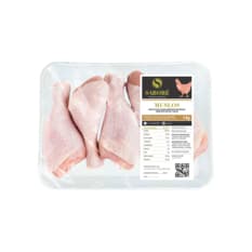 Muslos de pollo con piel y huesos Saboré (1 kg / 2.2 lb)