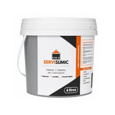 Pintura de vinil color gris SERVISUMIC (4 L)