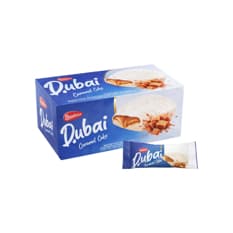 Pastel relleno de salsa de caramelo y cubierto de chocolate blanco Bizbize (24 x 30 g / 1.06 oz)