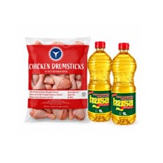 Muslos de pollo +Aceite puro de soya