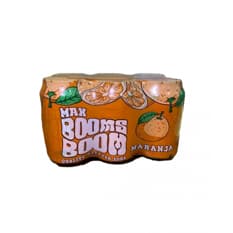 Refresco gaseado de naranja Max Booms Boom (6 x 330 ml)