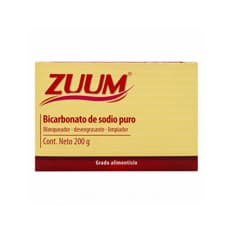 Bicarbonato de sodio puro grado alimenticio Zuum (200 g / 7.05 oz)