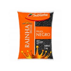 Frijol negro tipo 1 Sublime (1 kg / 2.2 lb)