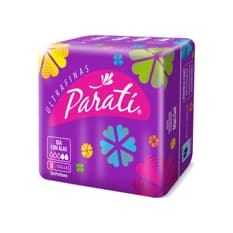 Toallas sanitarias ultrafinas con alas Paratí (8 U)