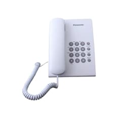 Teléfono fijo color blanco Panasonic KX-TS500