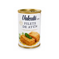Filete de atún en aceite vegetal Valcatá SURL (400 g / 14.11 oz)