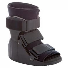 Bota ortopédica corta negra de lujo Medline (Talla: M)