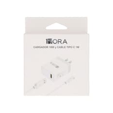 Cargador blanco IM tipo C 1Hora GAR092 (18 W)