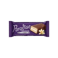 Pastelito relleno de crema de vainilla con cobertura de chocolate Paradise Simsek (25 g / 0.88 oz)