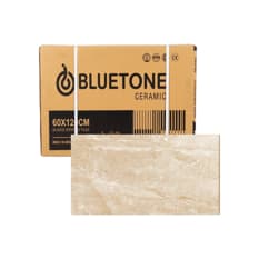 Caja de losas de cerámica mainstream sand polish 600 mm x 1200 mm Bluetone (2 U)