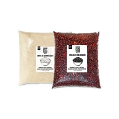 Combo de granos #1: Arroz de grano largo Cosecha Real + Frijoles colorados Cosecha Real