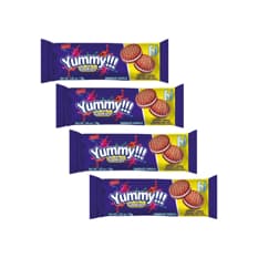 Galletas sándwich de chocolate rellenas de crema sabor a vainilla Delizola (4 x 35 g / 1.23 oz)