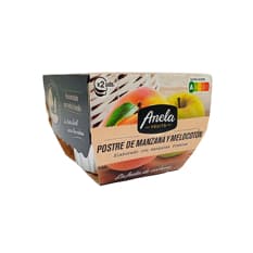 Postre - compota - de manzana y melocotón Anela Fruits (200 g / 7.05 oz)