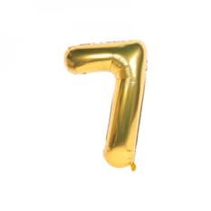 Globo dorado número 7 Balloon (16 pulgadas)