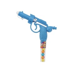 Pistola de juguete azul con caramelos Chipirrines