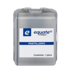 Pastillero de plástico Equate