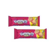 Galletas sándwich de vainilla rellenas de crema sabor a fresa Delizola (2 x 35 g / 1.23 oz)