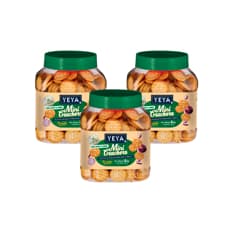 Galleticas saladas sabor crema y cebolla YEYA (3 x  227 g )