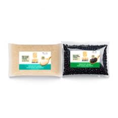Combo de granos y legumbres Cosecha Real: Arroz de grano largo + Frijoles negros