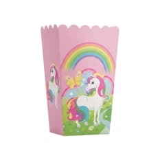 Envase para palomitas con diseño de unicornio Gutza (6 U)