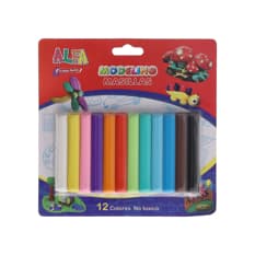 Plastilina de 12 colores ALFA