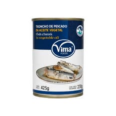 Troncho de pescado en aceite vegetal Vima Foods (425 g / 15 oz)