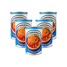 Filete de túnidos en salsa de tomate Valcatá SURL (5 x 400 g / 14.11 oz)
