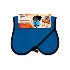 Toalla para mascota de microfibras color azul oscuro 40 cm x 60 cm Casa y Menaje