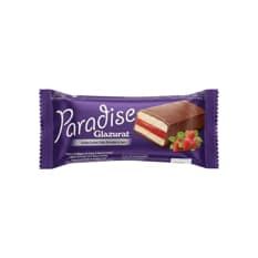 Pastelito relleno de crema de fresa con cobertura de chocolate Paradise Simsek (25 g / 0.88 oz)