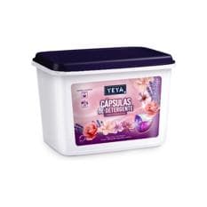Cápsulas de detergente para lavar con aroma rosa y lavanda YEYA (300 g / 11 oz)